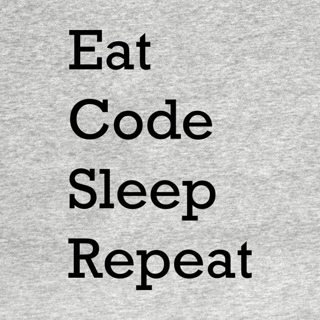 EAT CODE SLEEP REPEAT by ms2401d